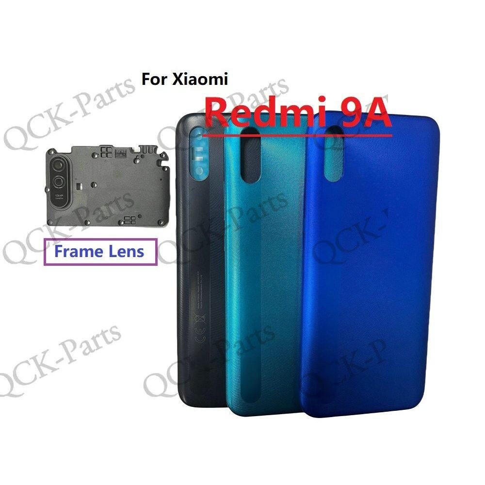Ốp lưng cho Xiaomi mới Redmi 9A vỏ pin với Bộ phận thay thế logo