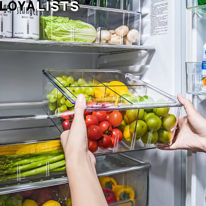 Loyalists hộp sắp xếp tủ lạnh hộp đựng đồ hộp đựng tủ lạnh có thể xếp chồng cho thú cưng hộp đựng tủ lạnh bằng nhựa hộp đựng tủ lạnh hộp đựng thực phẩm