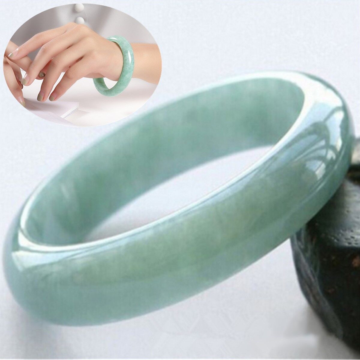 carved jade bangle bracelet