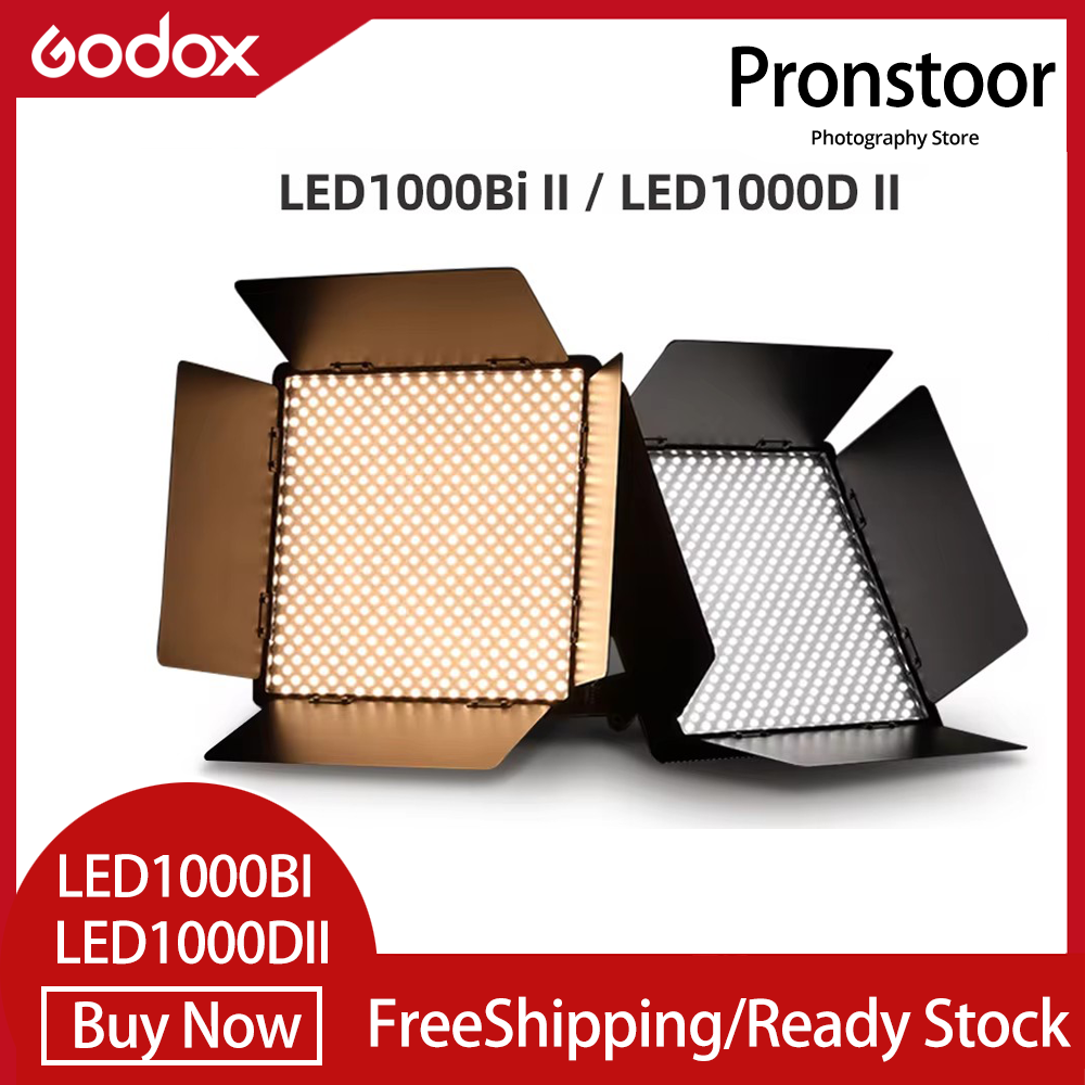 Godox LED1000BI II Bi-color LED1000D II Version LED Video Light DMX Port CRI 96 TLCI 98 with Remote Control LED Continuous Light ราคา 10,729 บาท*ส่งฟรี
