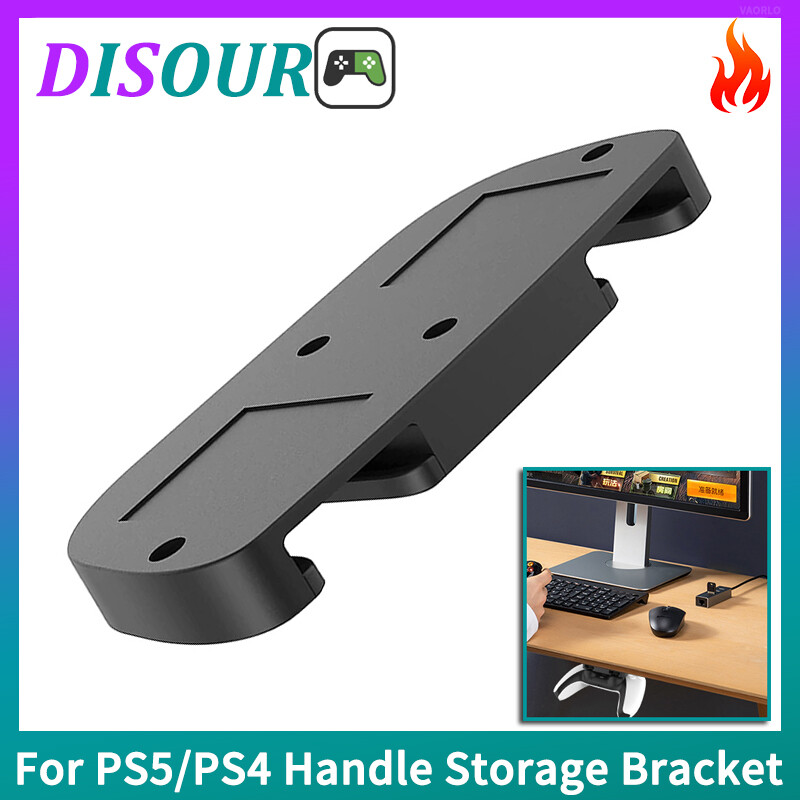 Disour giá treo đựng đồ giá đỡ tay cầm điều khiển trò chơi dưới bàn bằng acrylic giá đỡ tay cầm cho tay cầm chơi game ps5/ps4