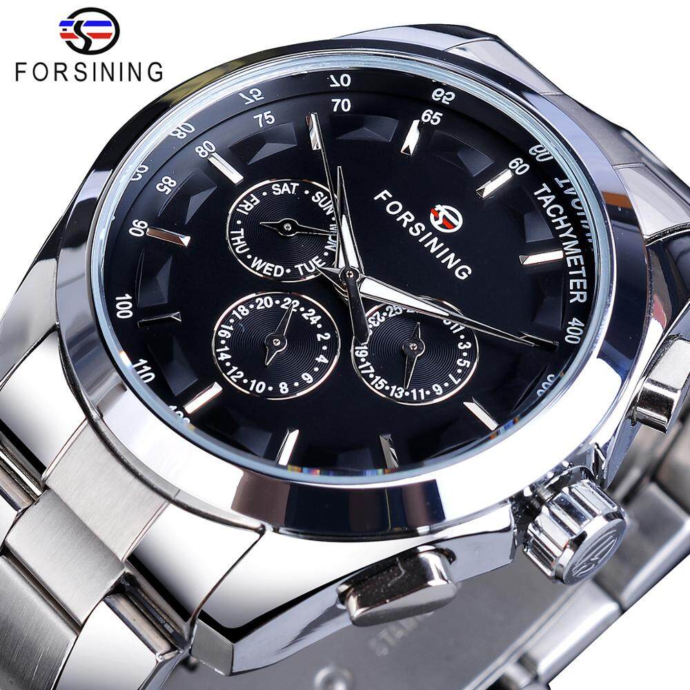 Forsining watch new men s mechanical watch 3 dial calendar mechanical