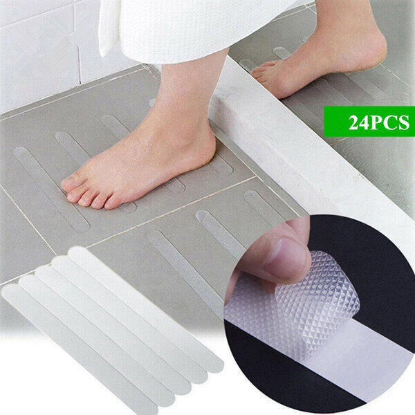 Thợ Săn Trong Mơ, 24 Miếng Dán Tay Cầm Phòng Tắm Chống Trượt Dải Vòi Hoa Sen Chống Trượt, Băng An Toàn Sàn