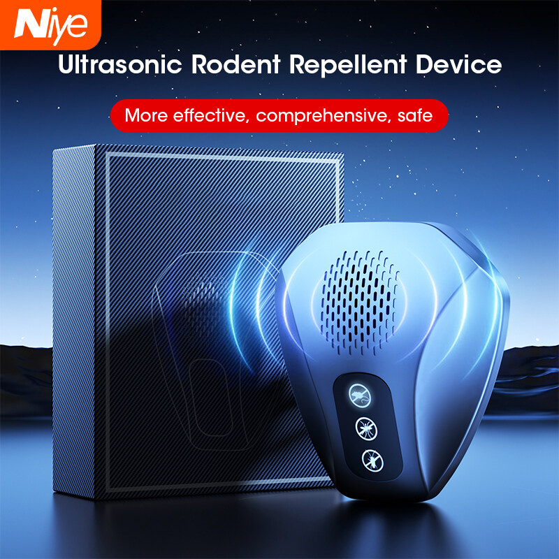 Niye siêu âm động vật gặm nhấm đuổi muỗi thiết bị không thấm Chuột điện tử nhà Spider Thiết bị diệt gián thông minh rat exterminator