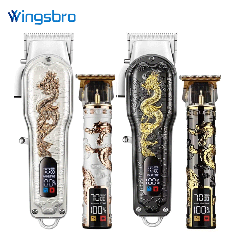 Tông đơ cắt tóc chuyên nghiệp với dragon tông đơ cắt tóc không dây cho nam máy cắt tóc