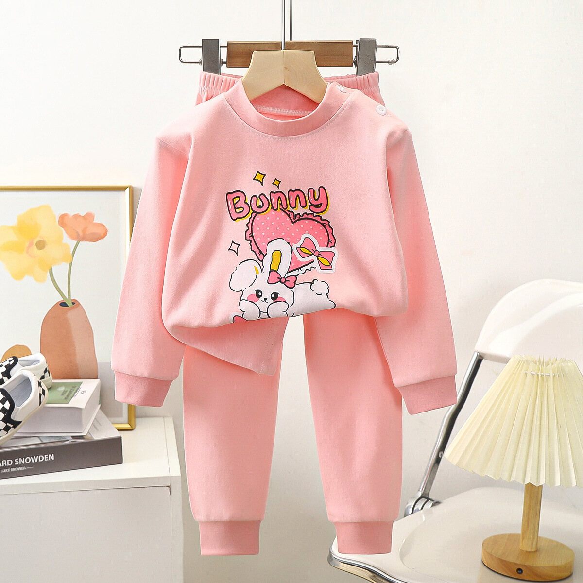 Autumn baby clothes set cute Cartoon cotton 2pcs suit newborn baby girls boys clothes - 5