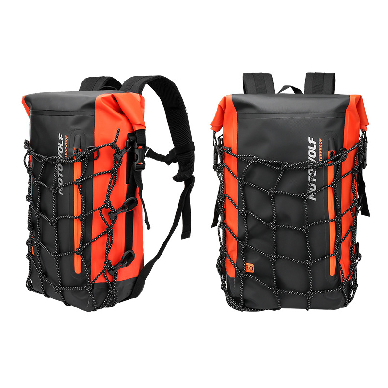 MOTOWOLF Motorcycle Backpack Breathable Motorcycle Bag Rainproof Reflective Removable Net Bag Big Capacity 30L ราคา 2,172 บาท*ส่งฟรี