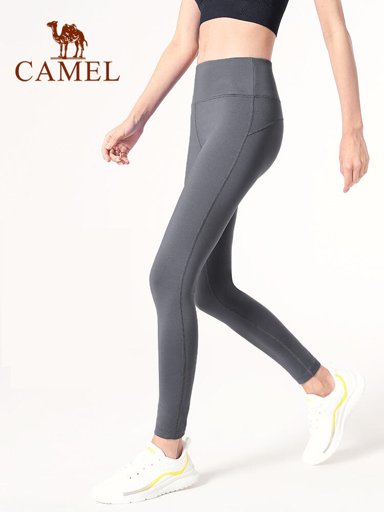CAMEL yoga pants Women's Autumn and Winter Running Pants Thickened Plus Velvet Fitness Trousers Sports Pants Tights ราคา 318 บาท*ส่งฟรี