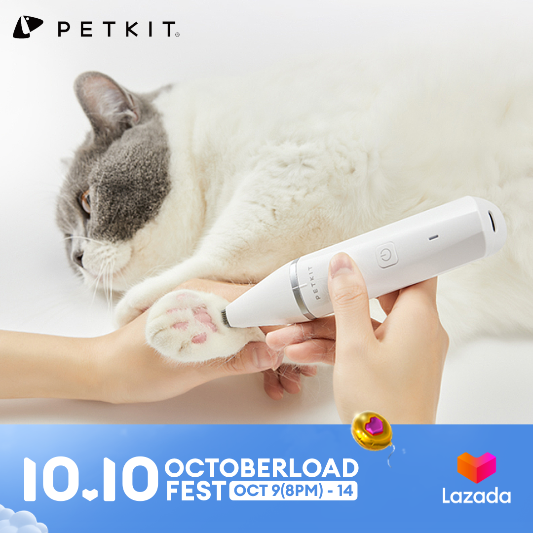PETKIT 2 in 1 Dogs Cats Trimmer Clippers with Two Blades, Low Noise,Waterproof, Rechargeable Cordless Electric Pets Hair Shavers Clippers for Dogs and Cats,Dog Cat Grooming Kit ราคา 744 บาท*ส่งฟรี