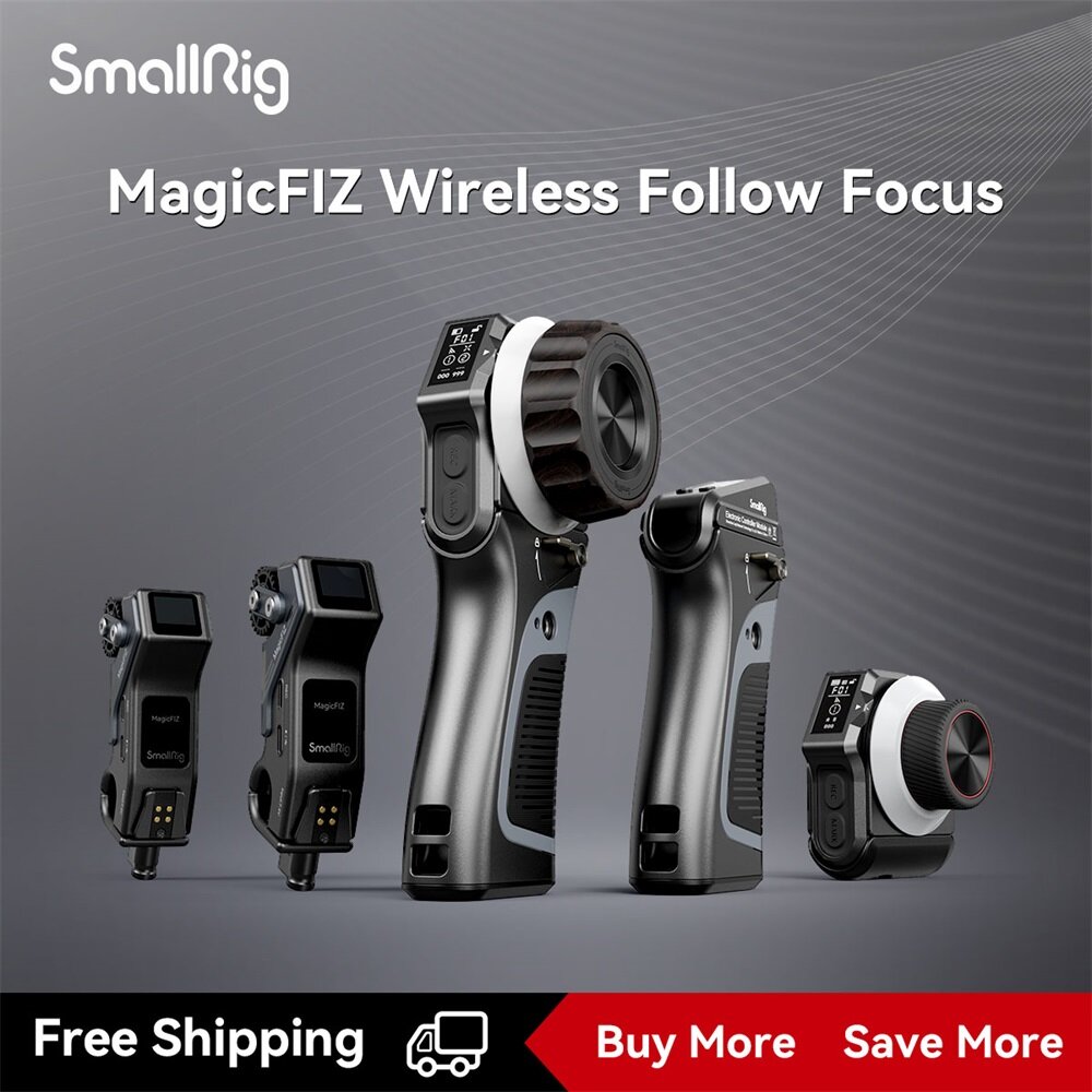 SmallRig MagicFIZ Wireless Follow Focus Handgrip Kit Fast Charging 100m Remote Control 3782 / 3781 / 3918 - ยี่ห้อ SMALLRIG ราคา 12,499 บาท*ส่งฟรี