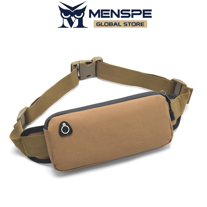 MENSPE Sports Waist Bag Fashion Men Bag Mini Chest Bag Shoulder Bag Unisex Phone Bag Waterproof Oxford Running Bum Bag Portable Gym Bag Causal Cross-body Bag for Running Cycling Hiking Walking