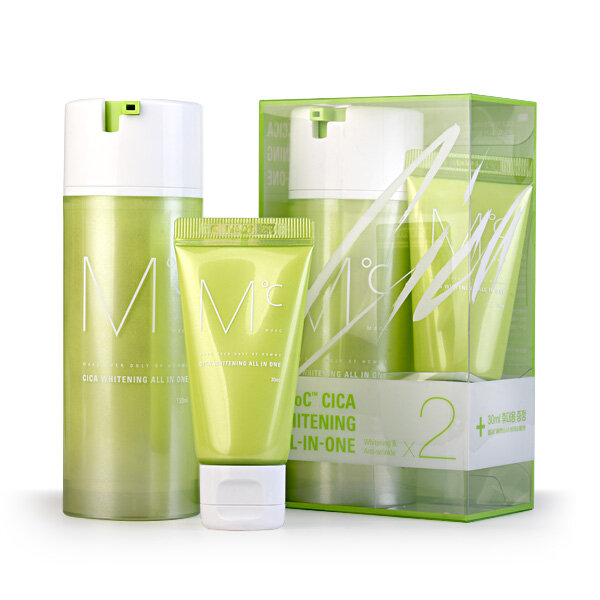 Gambar MdoC CICA Whitening All in One Special Set   Brightening for dark and dull skin 130ml+30ml   Korean Premium Skincare for Men