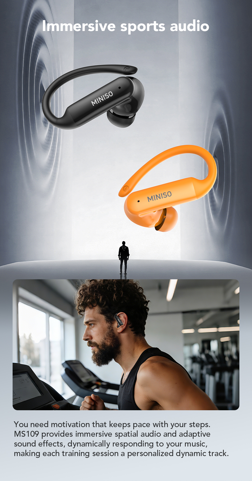 Miniso Ms215 Real-time Ai Wireless Bluetooth Headphones Noise Cancelling_voghion.com