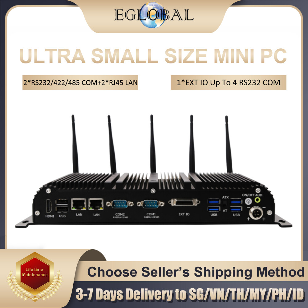 Eglobal Windows11 Mini PC Intel Celeron J4125 Intel Core i5-8260U/1135G7/10210 I7-8565U/1165G7 AWAL Wake On LAN RTC Watchdog fit for industrial grade field Desktop Computer Laptop ราคา 11,891 บาท*ส่งฟรี