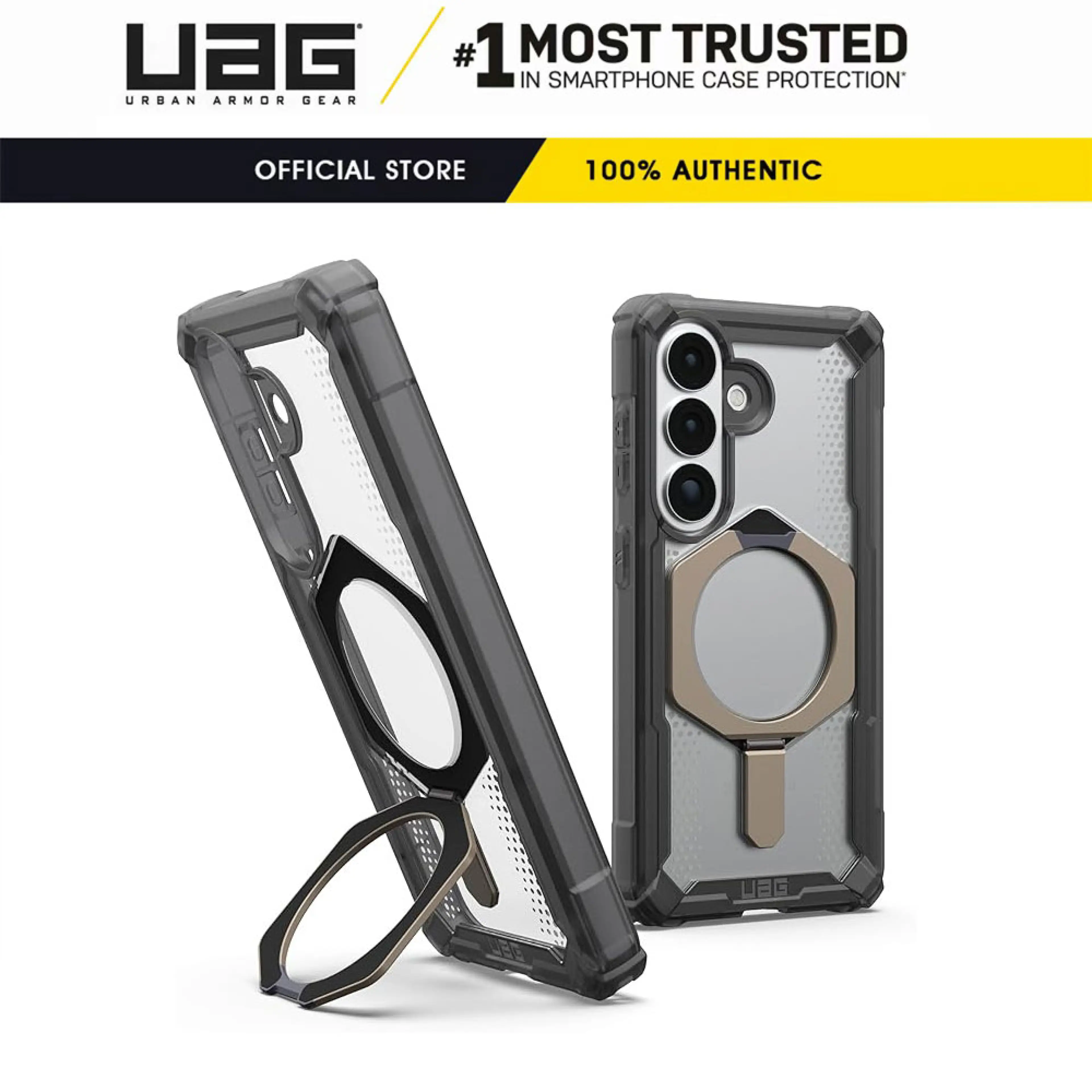 UAG Plasma XTE Case with Magsafe / Kickstand for Samsung Galaxy S26 Ultra / Galaxy S26 Edge / Galaxy S25 Ultra / Galaxy S24 S23 Ultra Case Rugged Military Grade Drop Proof Transparent Protective Cover