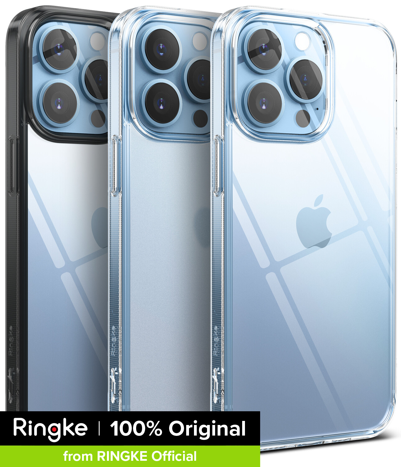 Ringke [Fusion] cho iPhone 13 Pro Max Case, cứng trong suốt lưng PC [quân sự thả quốc phòng] Trọng lượng nhẹ nâng cấp Ốp viền bằng nhựa TPU trong suốt Bìa