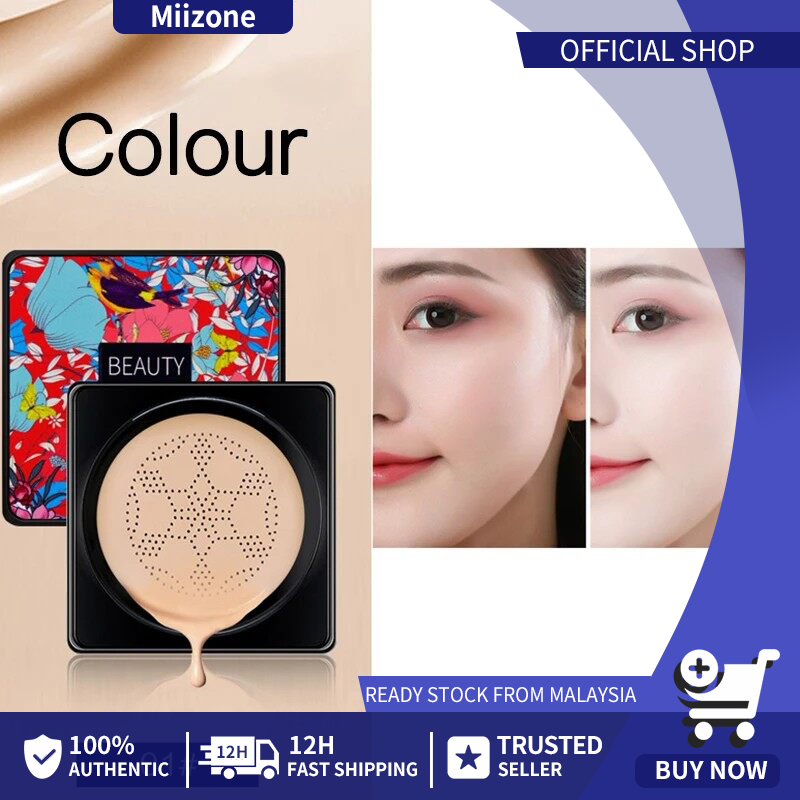 Gambar [MALAYSIA READY STOCK] ???? ??BB??? Air Cushion Foundation BB Cream Foundation  CC Cream Foundation Concealer Foundation CC Cream Brightens Skin Ivory   Natural Color Women Makeup Tool Beauty Tool