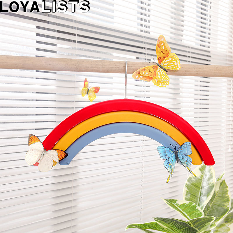 Loyalists móc treo cầu vồng móc treo nhiều tầng sáng tạo đa năng móc treo kẹp liền mạch vai rộng
