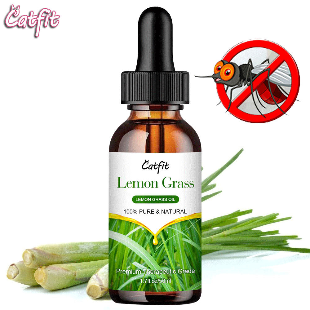 Gambar CatFit Nature Lemongrass Essential Oil Mosquito repellent Odor diffuser Moisturizer Weight loss products Skin Hair Care