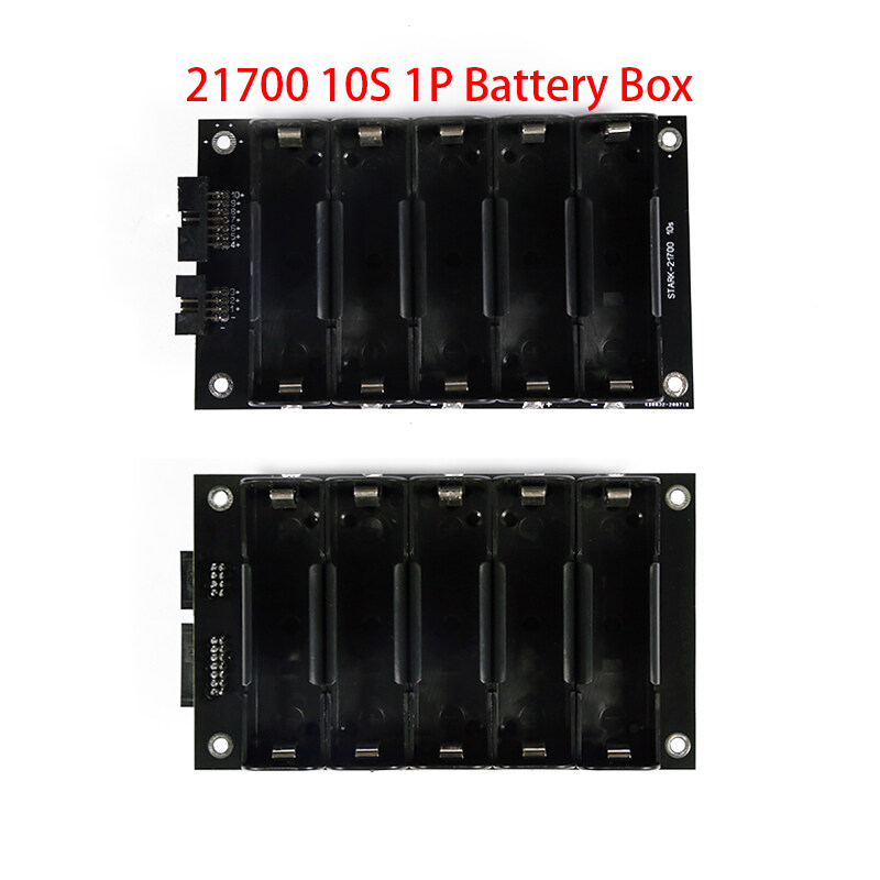 BMS 10S 37V 42V 10*21700 pin điện tường 21700 Lithium hộp cầu chì lưu trữ trường hợp 25A 50A cân bằn