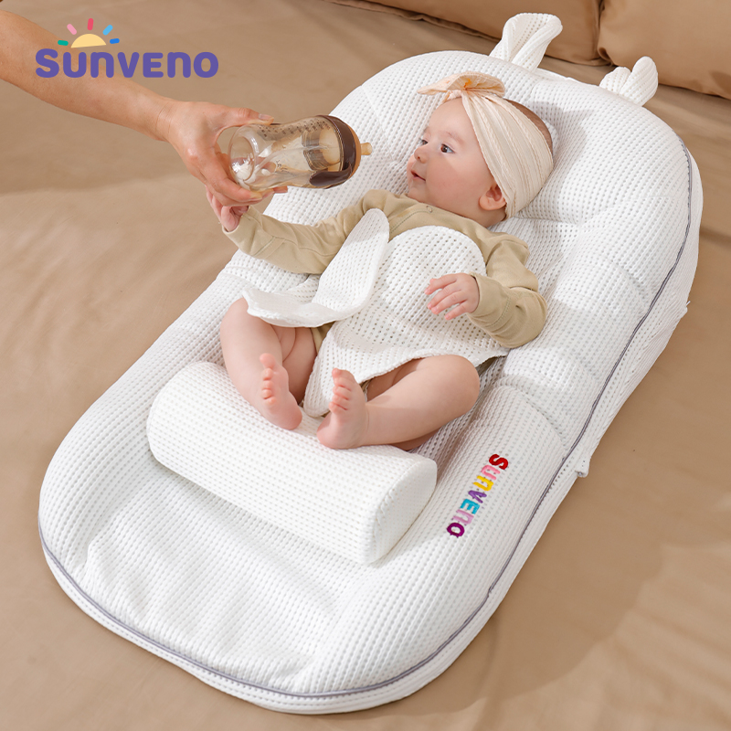 Multifunction 3 in 1 Baby Anti-spill Milk Pillow,Newborn Anti choking milk Feeding Mattresses,Infant Bed Nest with Head Shape pillow for 0-3years ราคา 2,999 บาท*ส่งฟรี