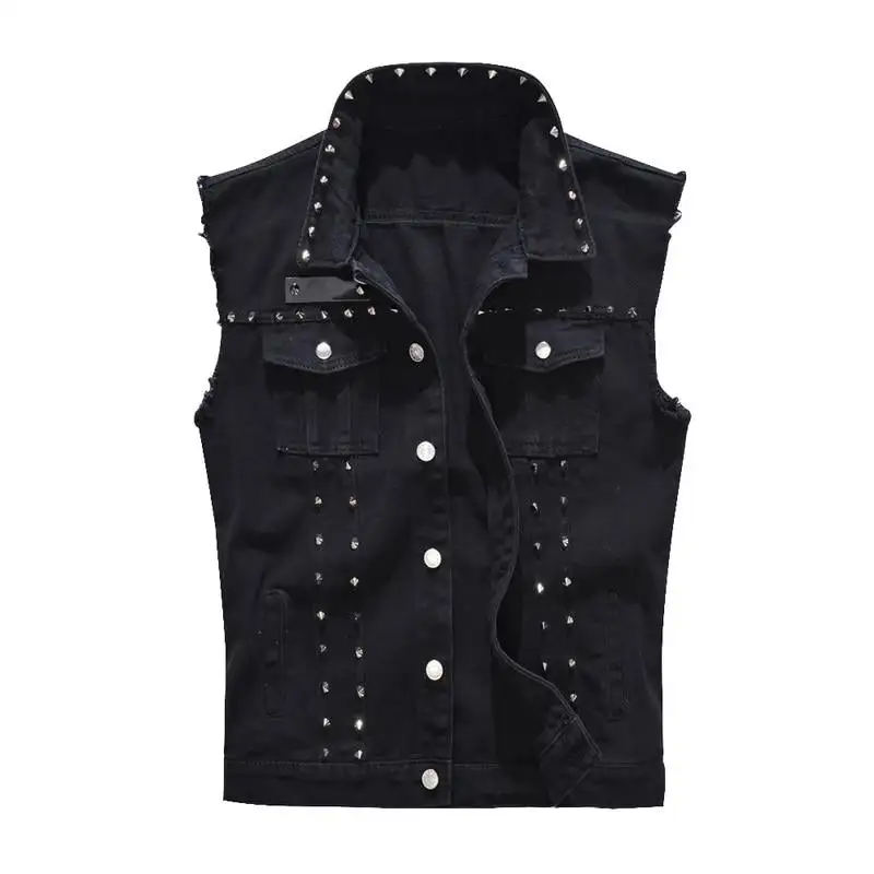 black jeans vest