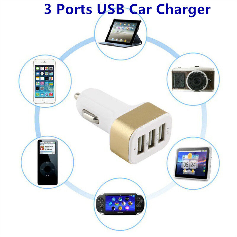 3 usb car charger