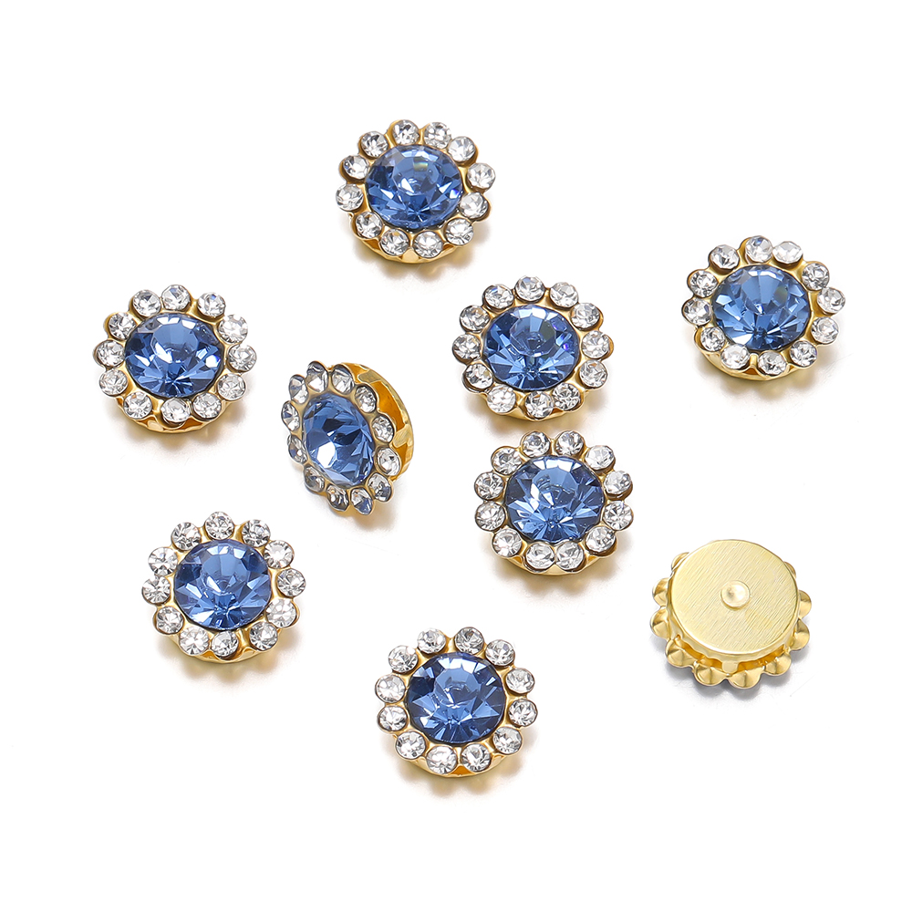 St.kunkka 20pcs 12mm Crystal Rhinestones Beads Flower Shape Bead For Fashion Accessories DIYJewelry Bracelet