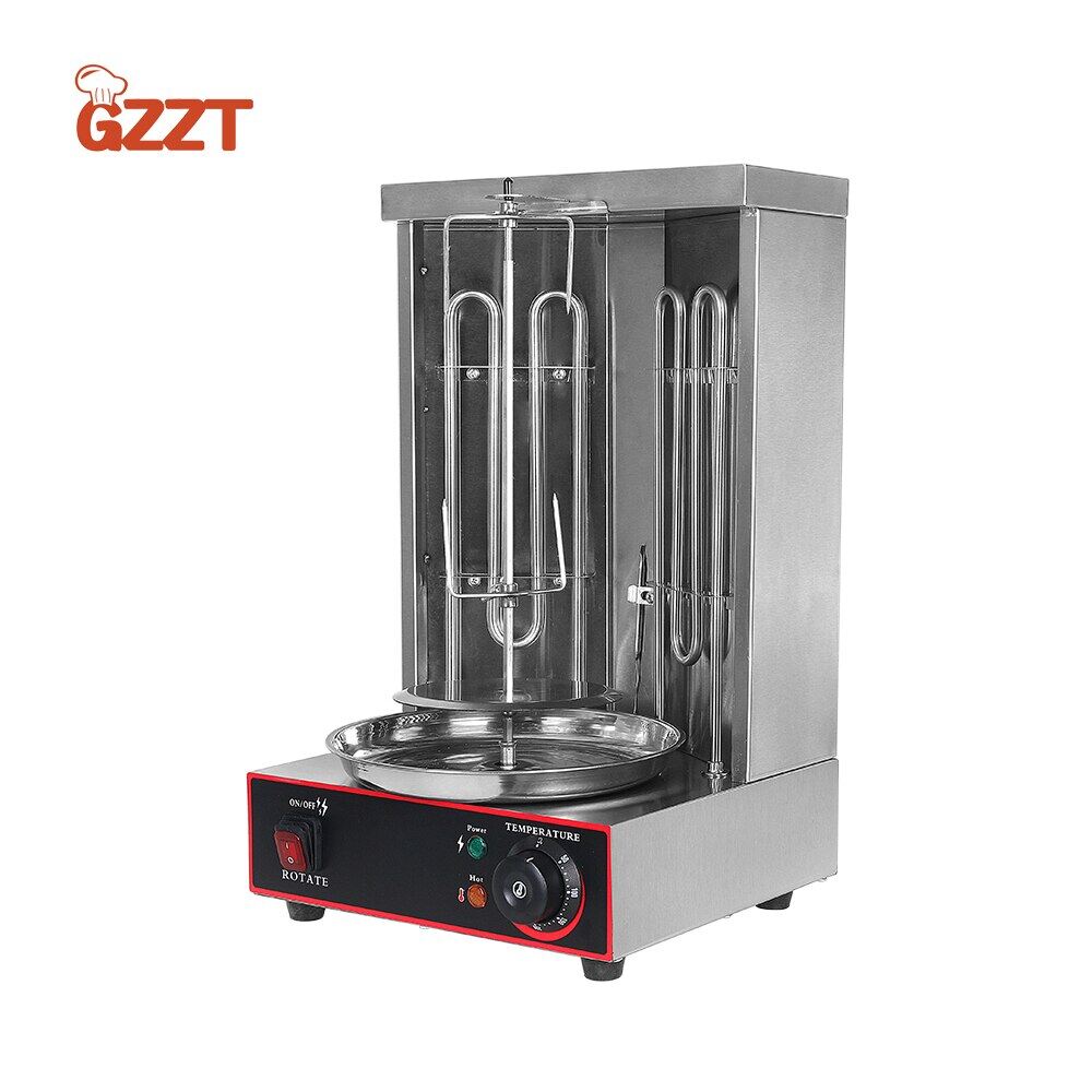 Gambar Electric Kebab Shawarma Commercial Stainless Steel Grill Machine Vertical Kebab Roaster Rotisserie Equipment 110V 220V 240V