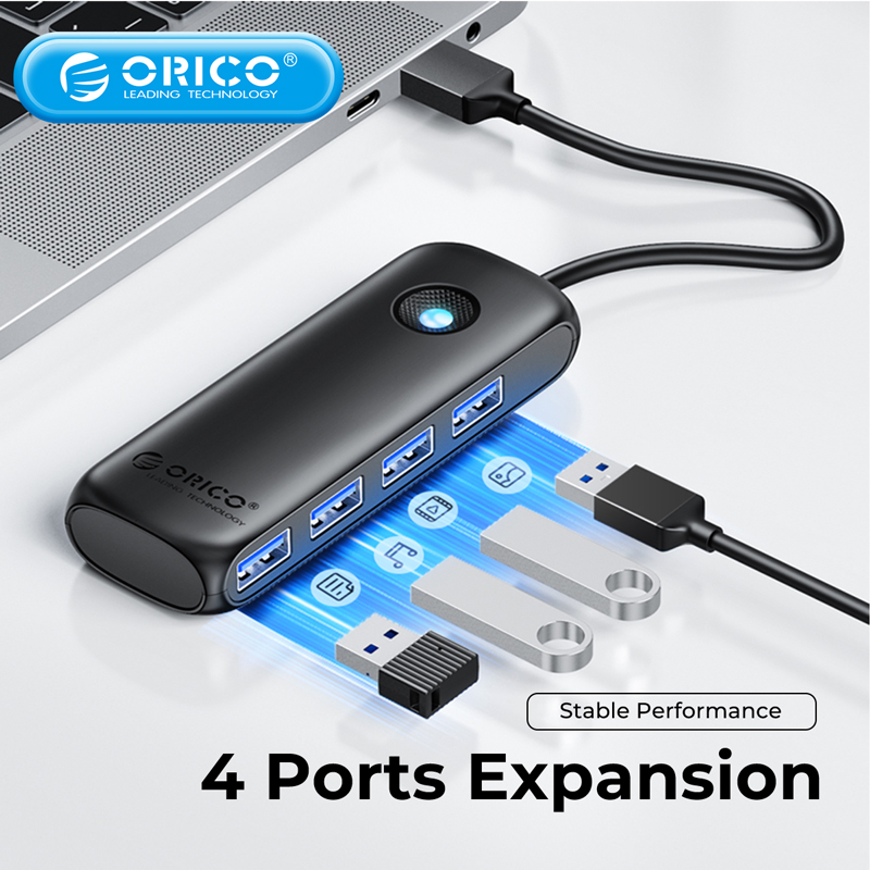 Orico usb 3.0 hub usb 2.0 đa bộ chia usb bộ chuyển đổi điện bộ chuyển đổi otg cho máy tính để bàn phụ kiện