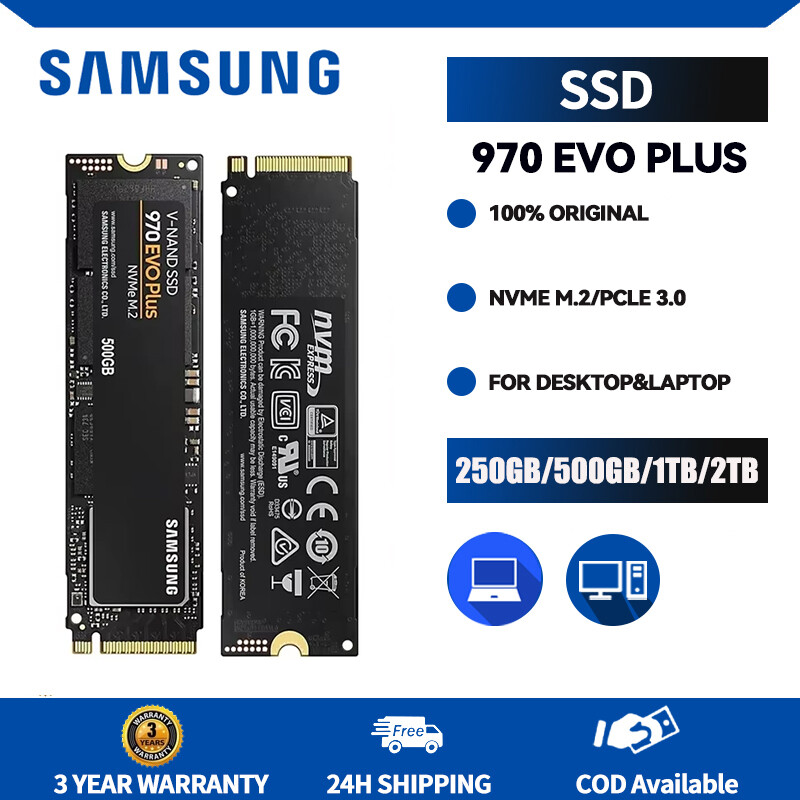 Samsung 970 Evo Plus 2Tb Nvme M.2 Ssd - High Performance Pcie Gen