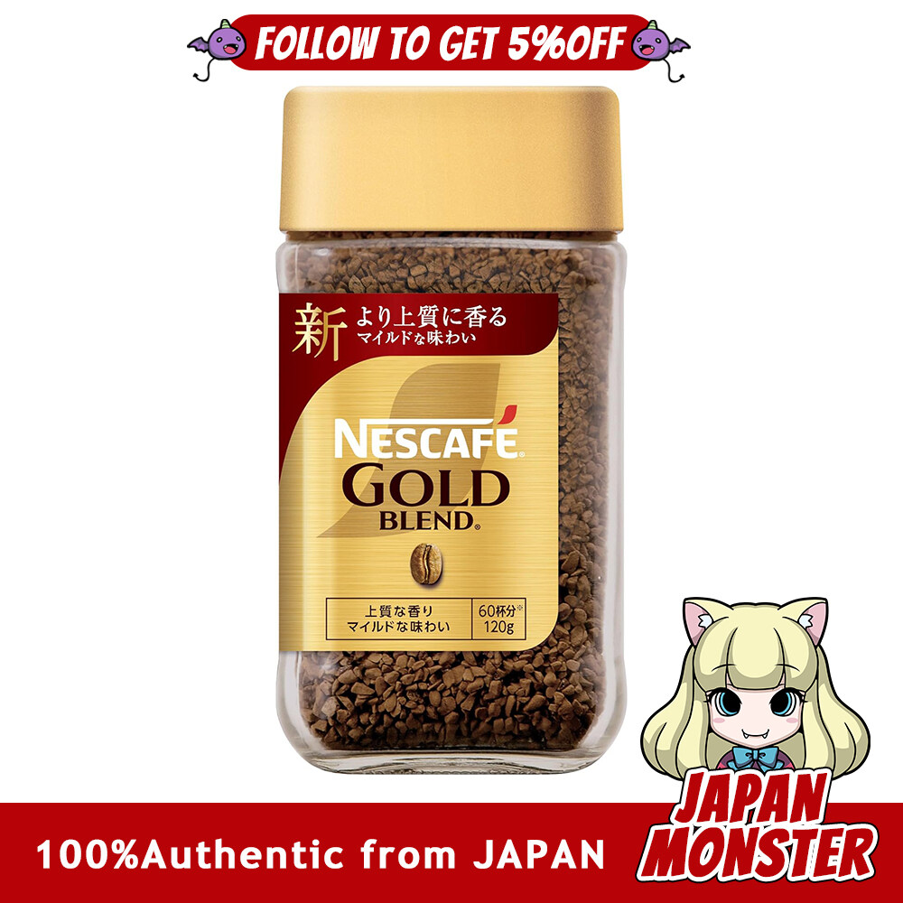 Nescafe Gold Blend 120g 60 cups bottle Regular soluble coffee Japan