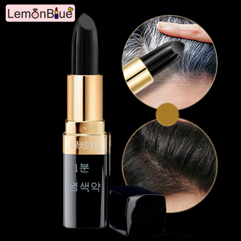 Gambar LemonBlue Temporary Hair Color Pen Instant Lipstick Hair Dye Stick Portable Professional Hairdressing Chalk for Women Men