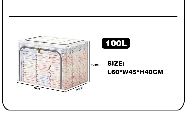 DR.STORAGE Foldable Storage Box, 24L/66L/100L Large Capacity Organizer Container
_voghion.com