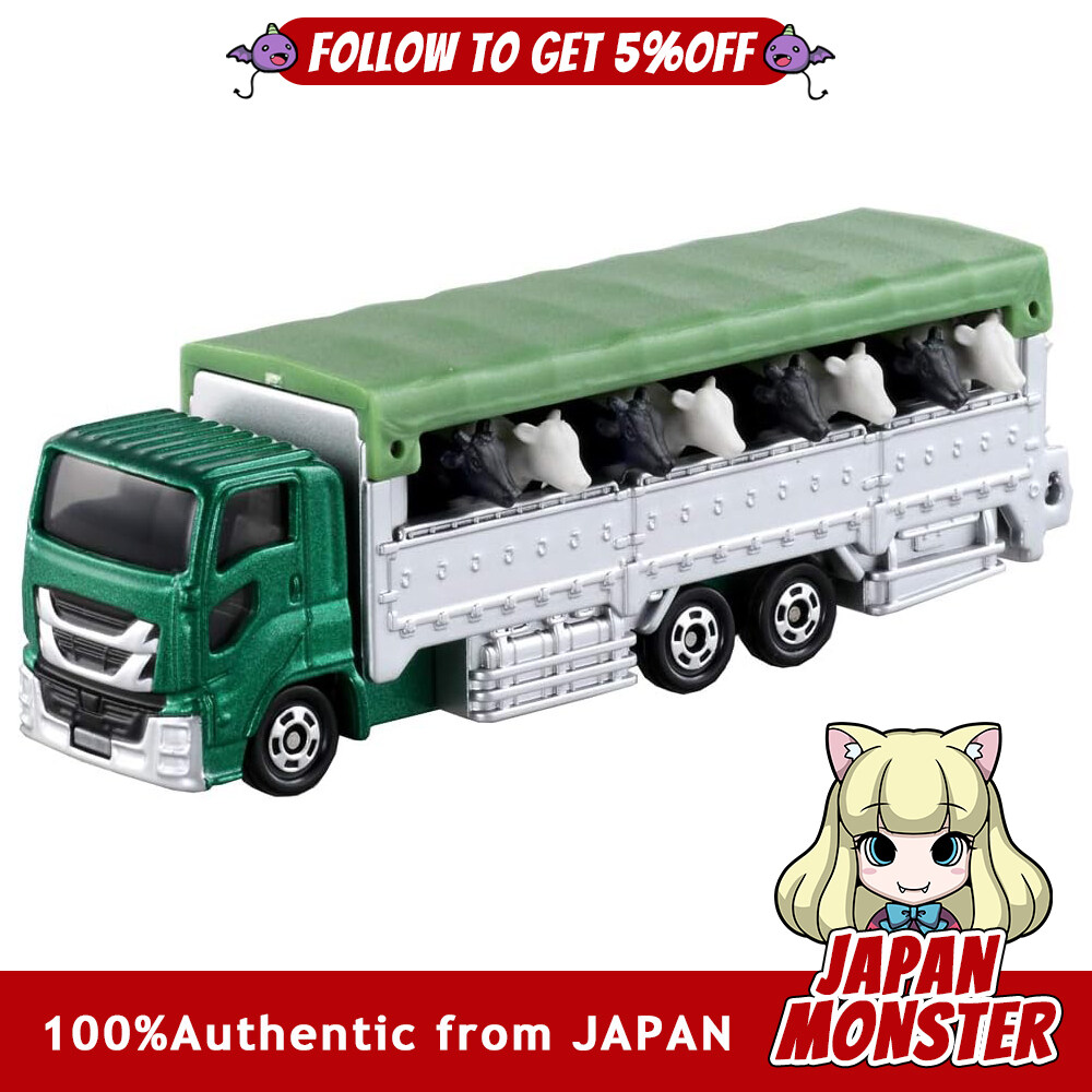 Takara Tomy Tomica Long Type Tomica No. 139 Cattle Transporter Mini Car Toy for Ages 3 and Up Passed Toy Safety Standards ST Mark Certified TOMICA TAKARA TOMY