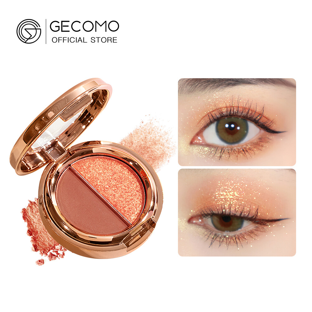 Gambar GECOMO Matte Eyeshadow Palette Makeup Waterproof Glitter Eye Cosmetics Authenticity guarantee