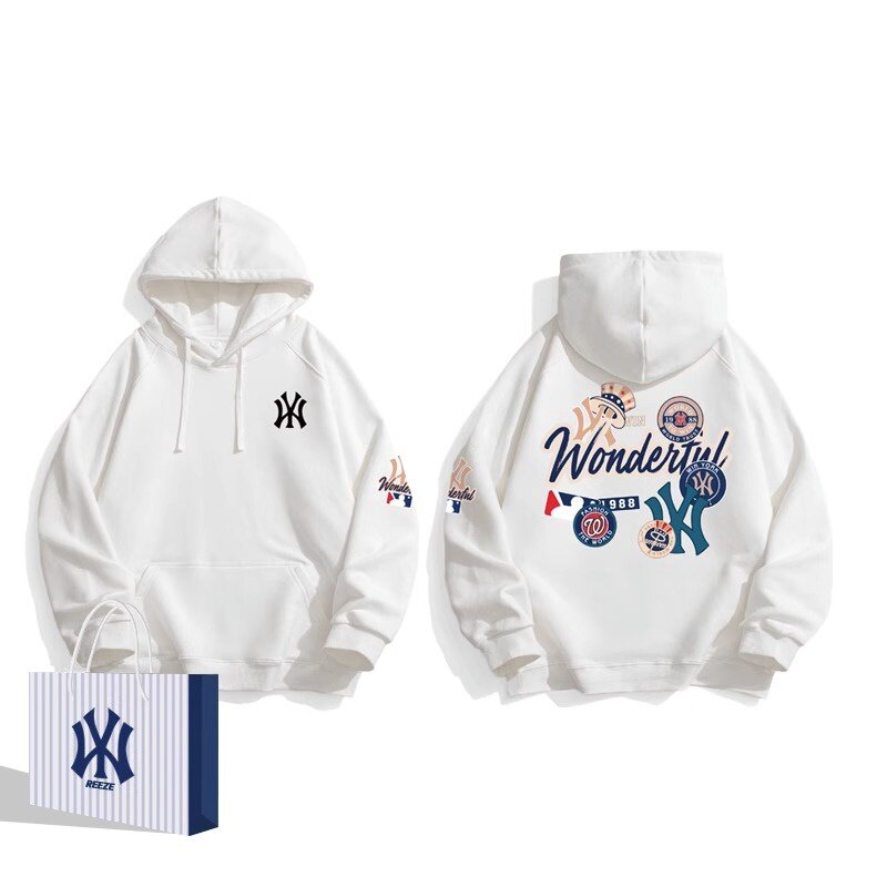 Áo Hoodie NY cho nam áo khoác Jacket đẹp trai phong cách Mỹ ruffian thương hiệu hợp thời trang cotton nguyên chất