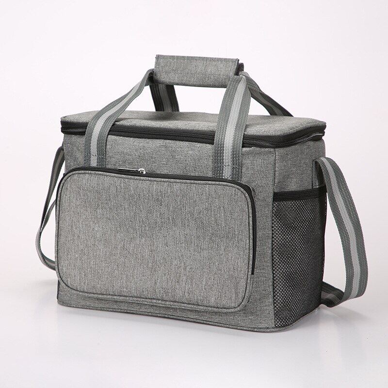 Gambar Insulation Bag Thickened Outdoor Oxford Cloth Ice Pack Cold Storage Large Capacity Portable Thermal Lunch Pouch Accessories