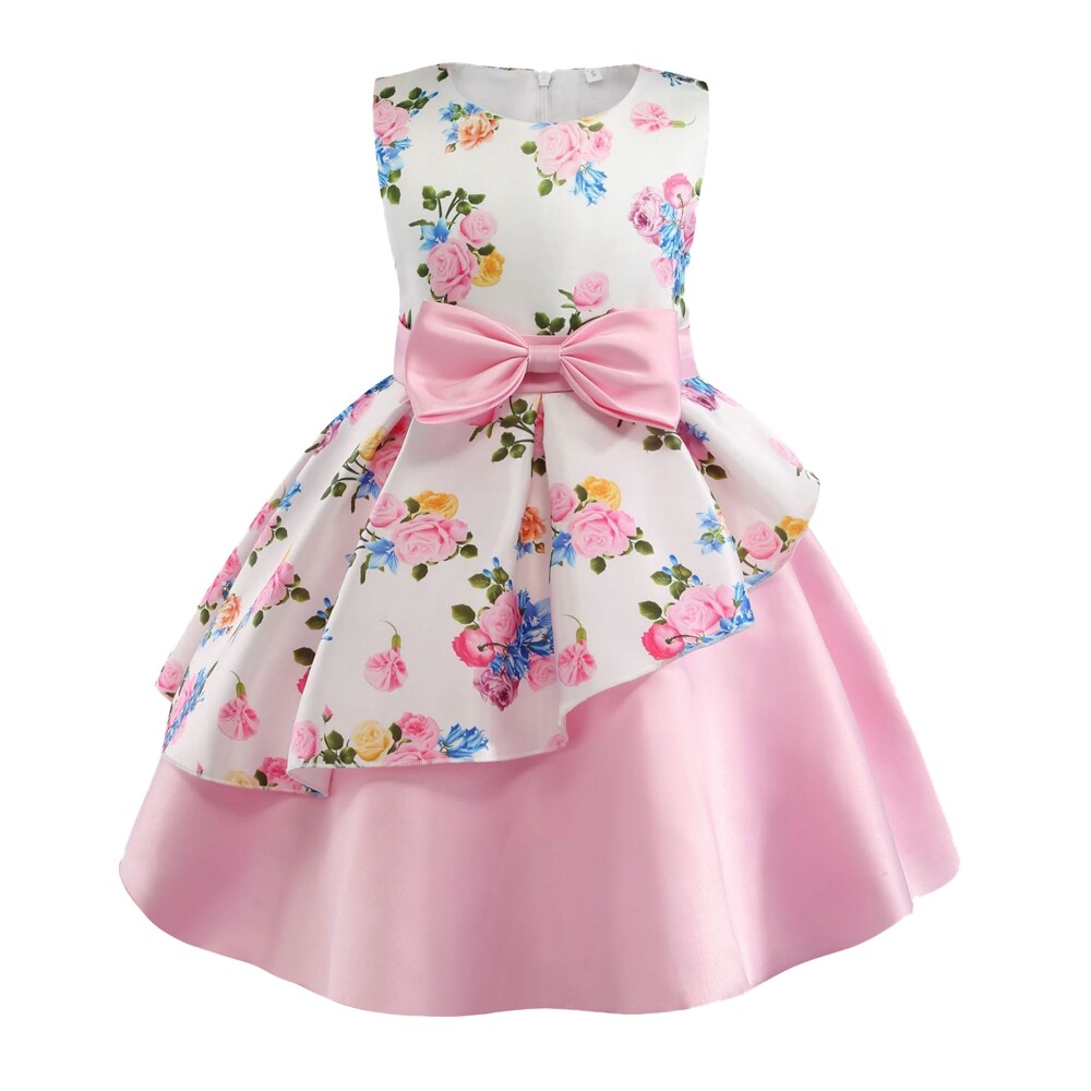Girls Cotton Frock |Rainbow Sequinned | Comes with Sequinned Bag | 3-24 Months