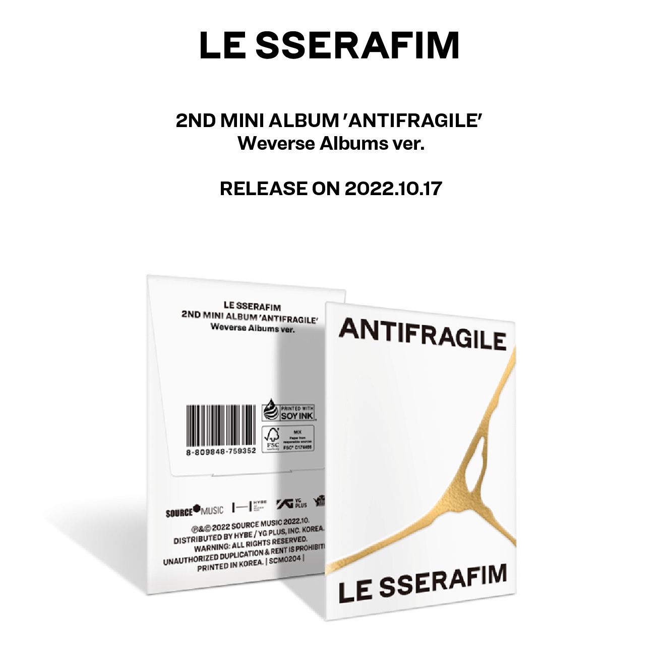 Shop Le Sserafim Antifragile Album Online with Best Discounts and