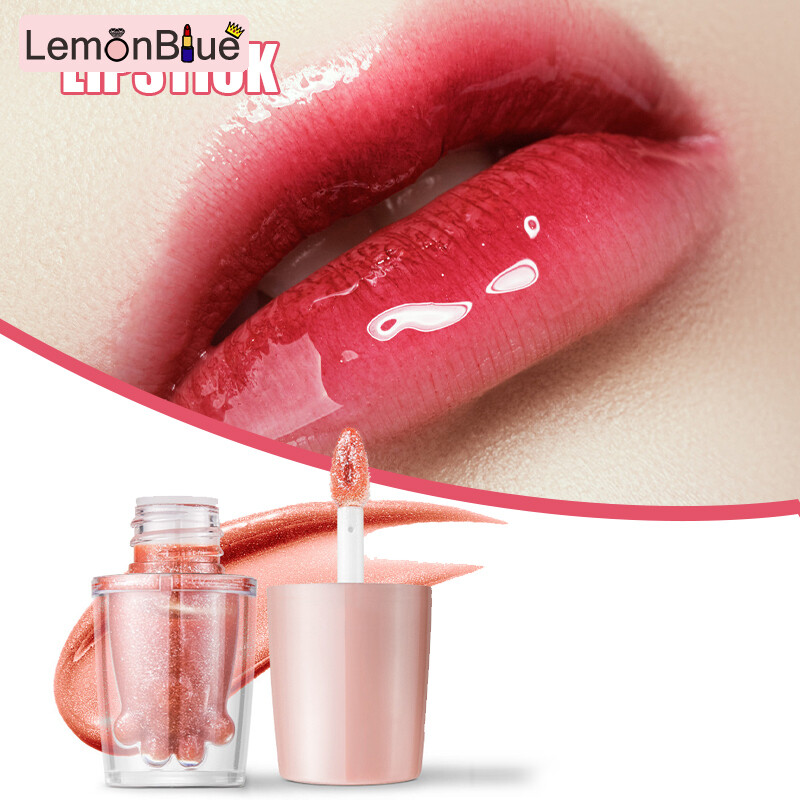 Gambar LemonBlue Mirror Lip Glaze not Easy to Stain Cup Light Non Sticky Moisturize Lipstick not Easy to Stain Cup Light Non Sticky Moisturize Lipstick Mirror Lip Glaze