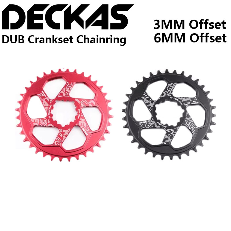 DECKAS Bộ Giò Dĩa Xe Đạp, Bánh Răng Lệch 3Mm Hợp Kim Nhôm Dành Cho Crankset Sram SX NX GX X01 XX1 MTB Phụ Tùng