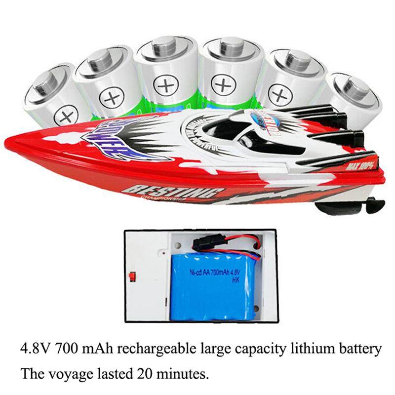 rechargeable radio control speedboat