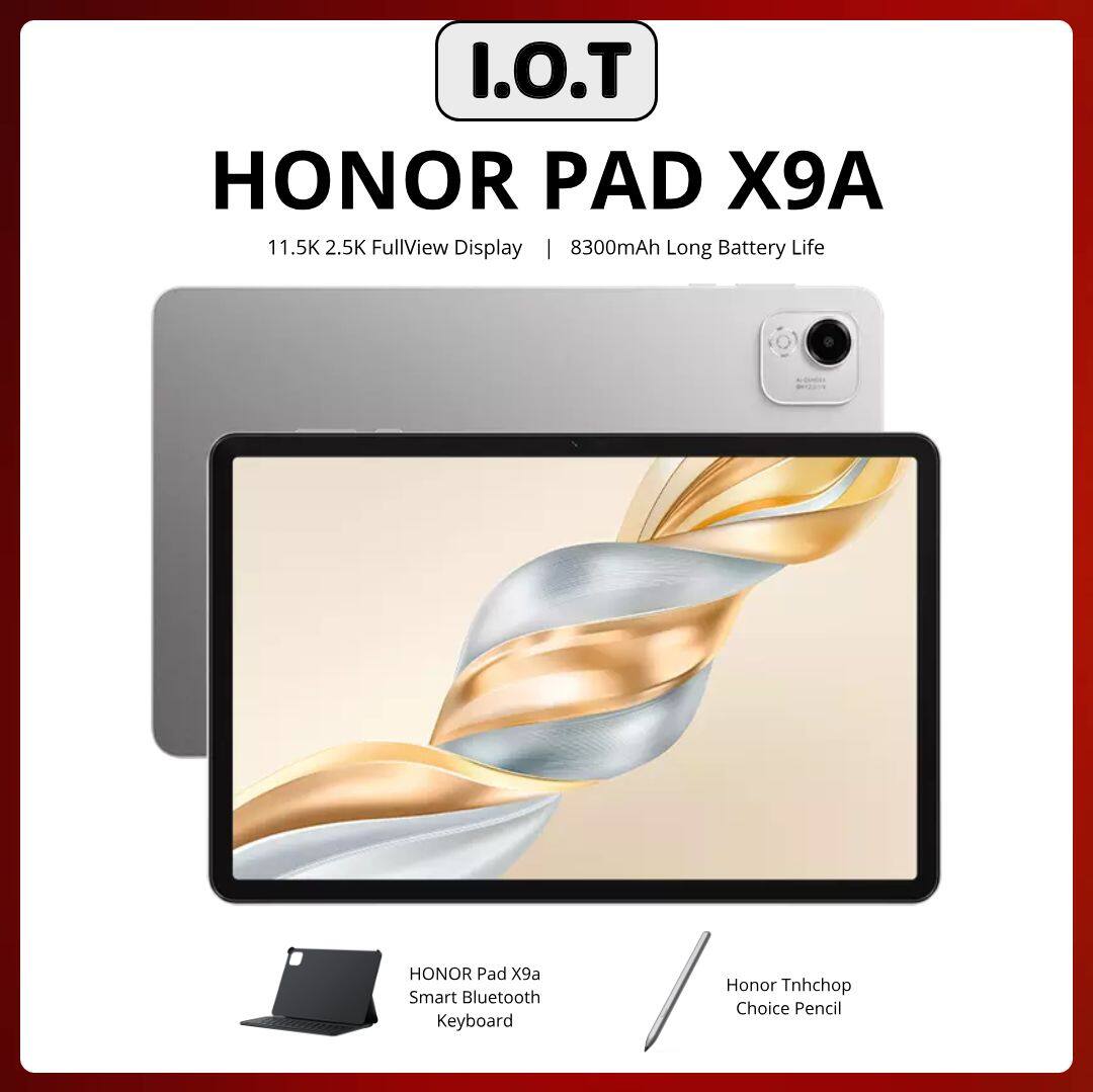 Tablette HONOR Pad X9a WiFi - Écran 11,5" 120Hz 2,5K, 6 Go RAM + 128 Go, Snapdragon 685, Batterie 8300 MAh - Android 15