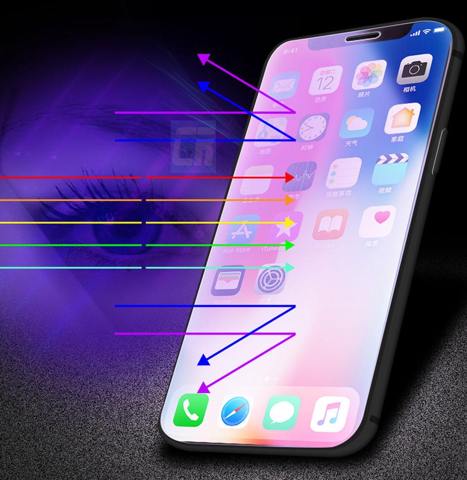 Image result for IPHONE XR BLUE RAY TEMPERED GLASS