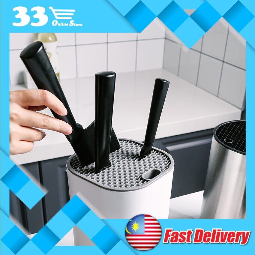 Gambar 33 OS Premium Viral Kitchen Knife Holder Storage Rak Bekas Tempat Simpan Letak Pisau Dapur Organizers Rack Stand ???????