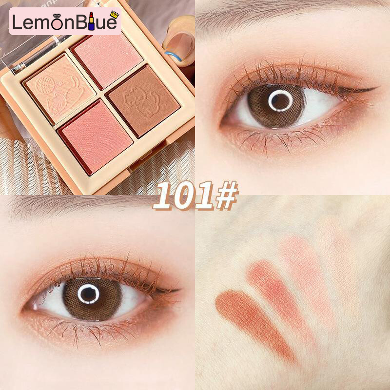 Gambar LemonBlue Eyeshadow Palette High Pigmented Matte and Shimmer Colourful Eyeshadow Palette High Pigmented Matte and Shimmer Colourful Eyeshadow Palette Colourful For Girl Women Eyeshadow Palette