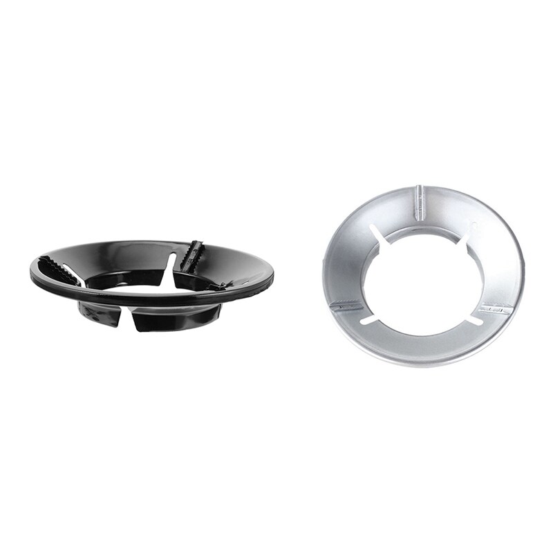 Gambar Retail Gather Fire Gas Stove Cover Energy Saving Round Bottom Wok Rack Windproof Wok Pan Support Stand Trivet Four Hole