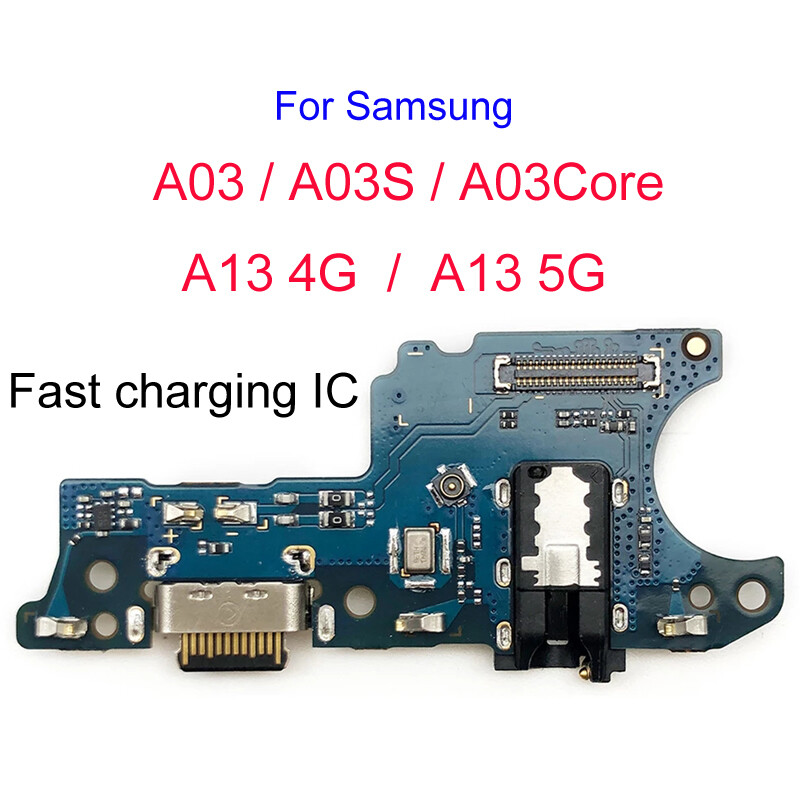 Bo mạch cổng sạc dẻo với ic sạc nhanh cho samsung galaxy a03 core a03s a13 4g 5g