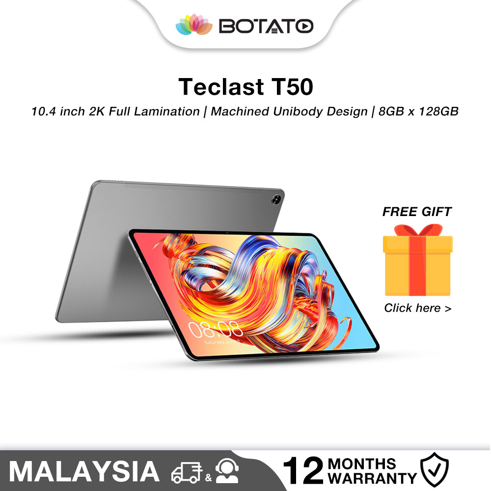 [Genuine Teclast] T50 11inch 8GB RAM 128GB ROM Android 11 Tablet PC 4G Simcard Phone Online Class Works Gaming [Botato Electronics]
